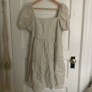 Mango linen dress